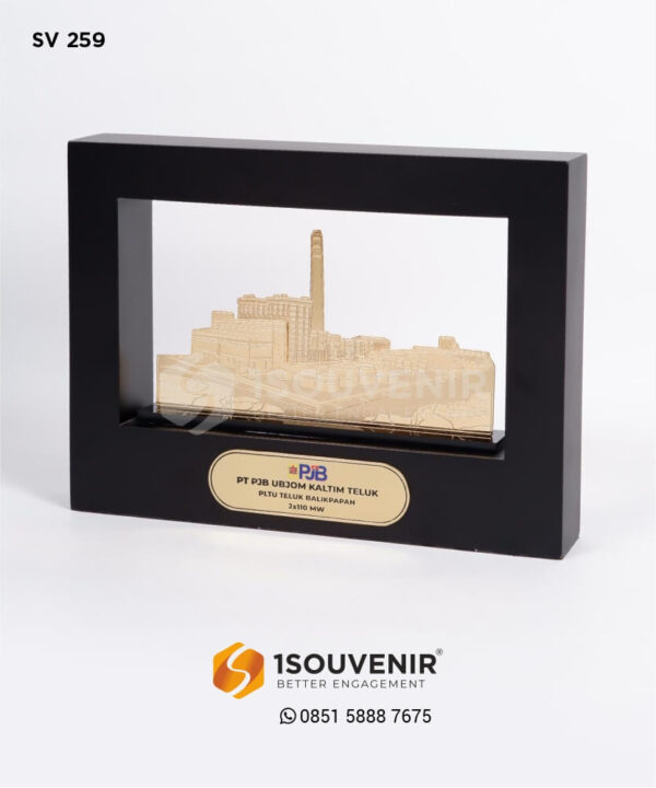 SV259 Souvenir Frame PLTU Teluk Balikpapan