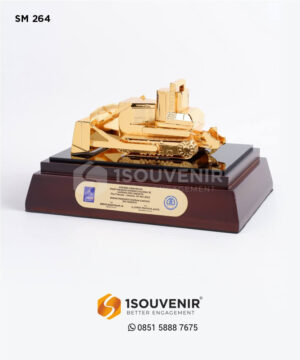 Souvenir Miniatur Bulldozer Ga...