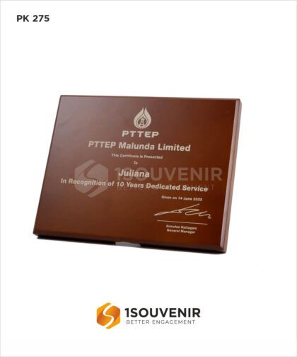 PK275 Plakat Kayu PTTEP Malunda Limited