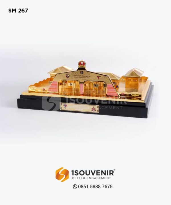 SM 267 Souvenir Miniatur Gedung Satya Yudha Bhakti