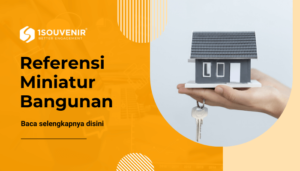 contoh miniatur penghargaan kota, rumah, sekolah