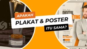 apakah plakat dan poster sama