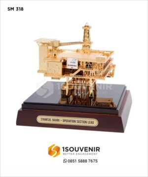 Miniatur Rig Offshore MedcoEnergi