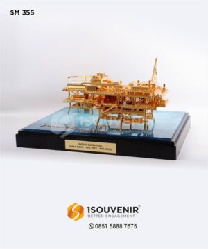 Miniatur Rig Offshore Komatsu PHE W...