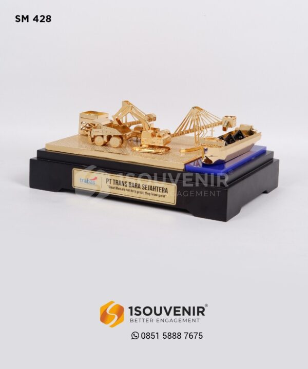 SM428 Souvenir Miniatur Conveyor Batu Bara PT Trans Bara Sejahtera Jakarta