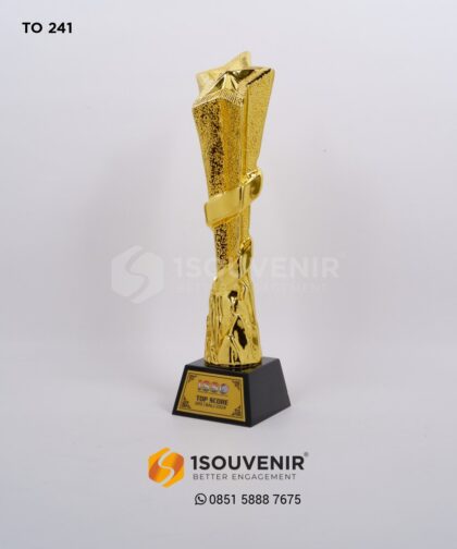 TO241 Trophy Olahraga Sepakbola International Soccer Seven Competition Top Socre U13 2024 Bali