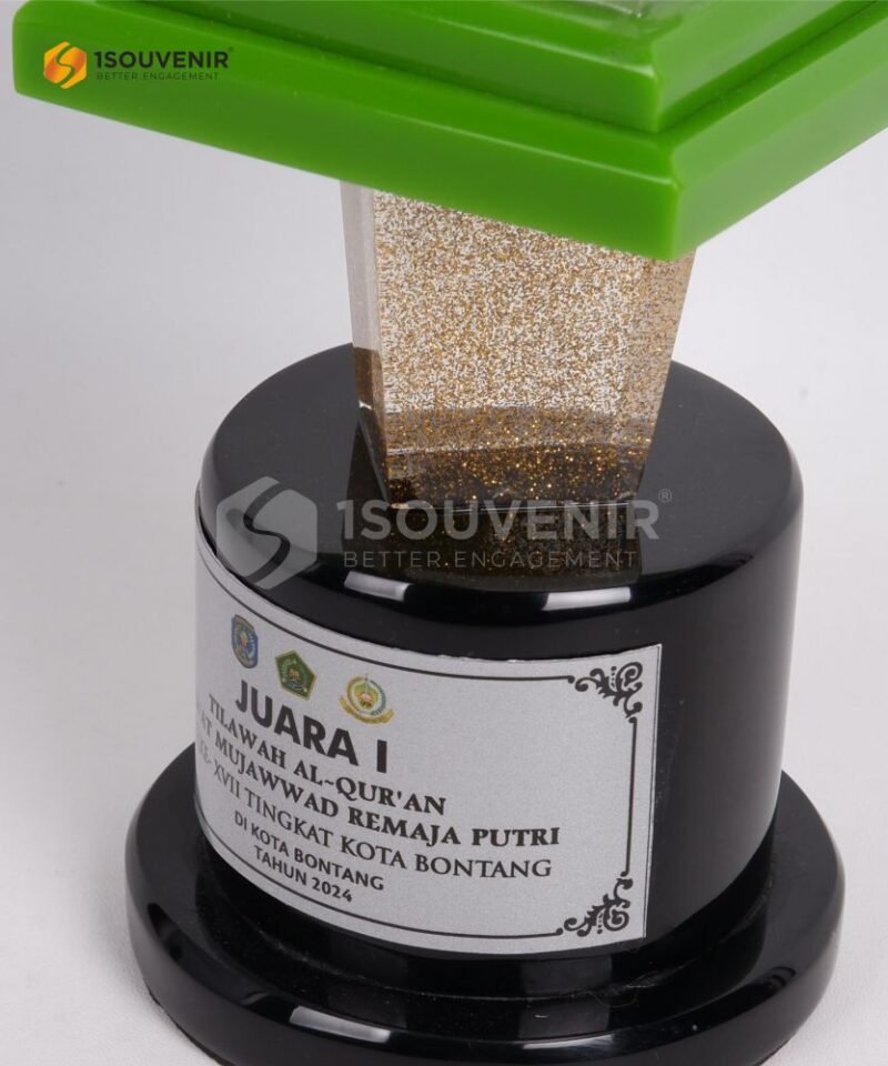 DETAIL_MTQ227 Piala MTQ Resin Tilawah Al-Qur'an Bontang