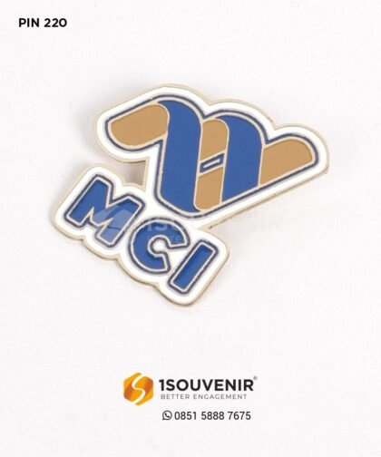 PIN220 Pin Logam Logo MCI Jakarta