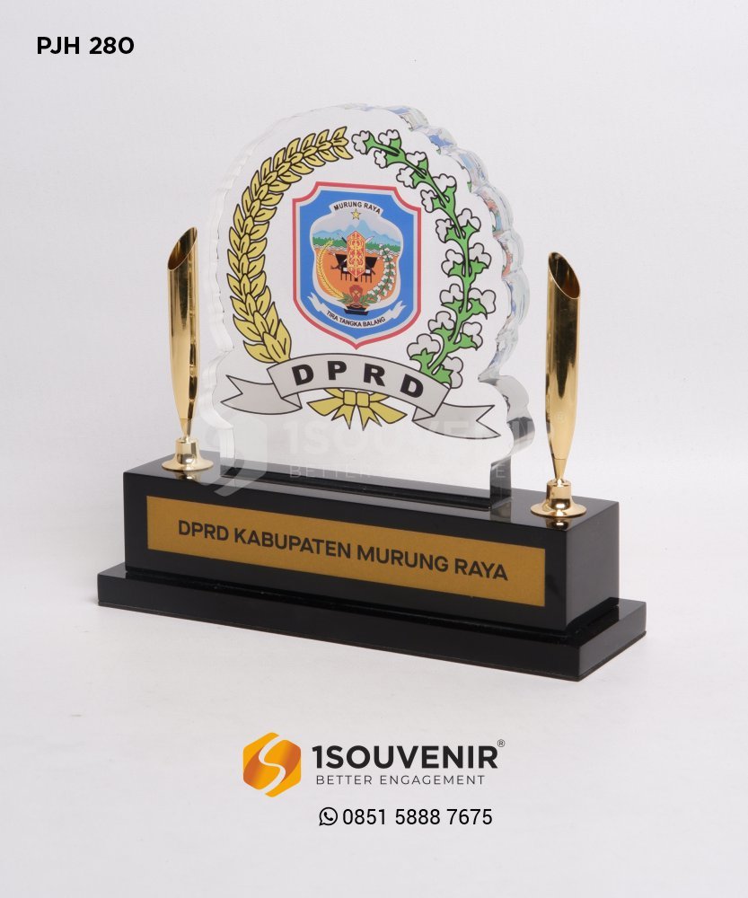 PJH280 Plakat Akrilik Pen Holder DPRD Kab Murung Raya