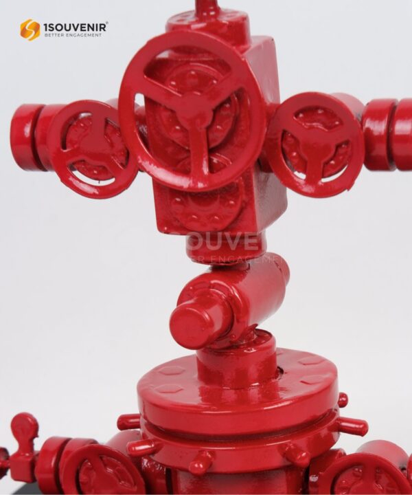 DETAIL_SM478 Souvenir Miniatur Wellhead PT Pertamina EP Bunyu Field Zona 10 Reg 3 Kalimantan