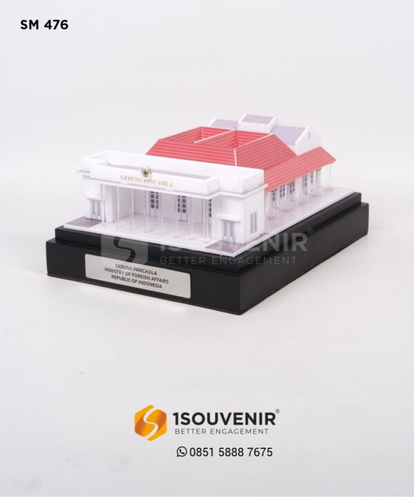 SM476 Souvenir Miniatur Akrilik Gedung Pancasila Republik Indonesia