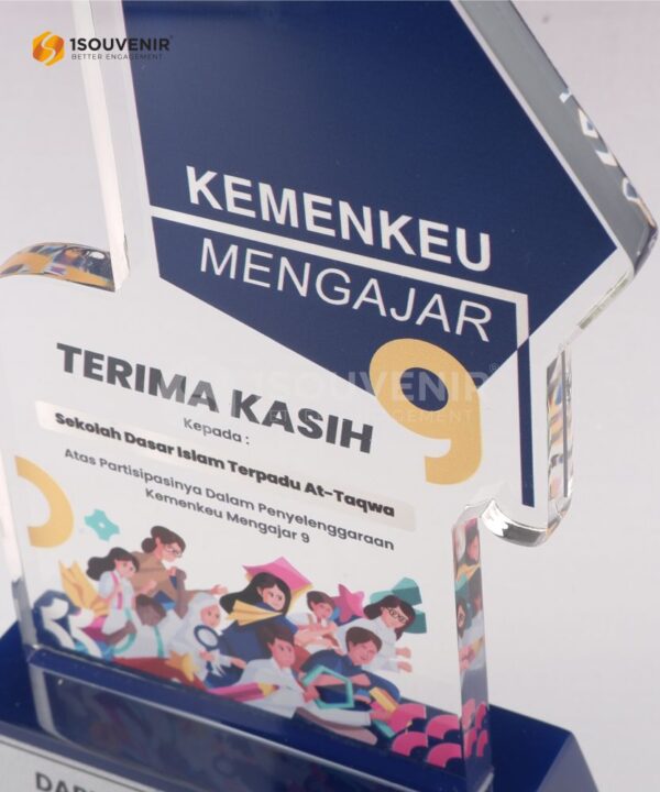 DETAIL_PA590 Plakat Akrilik Dari Kami untuk Negeri KEMENKEU Mengajar 9 Surabaya