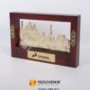 PF218 Plakat Frame Kayu Pabrik Kilang Minyak PT Pertamina Hulu Sanga Sanga