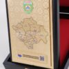 DETAIL_PK503 Plakat Kayu Logam Badan Pendataan Daerah Provinsi Sumatera Selatan