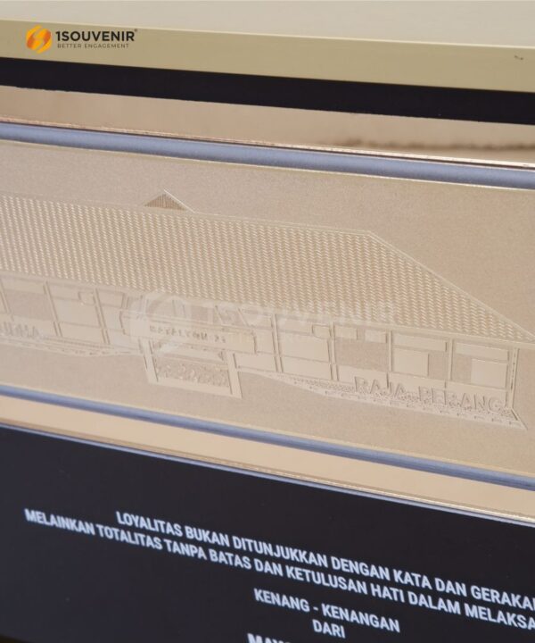 DETAIL_PF237 Plakat Frame Logam Kenang-kenangan dari Mayon Batalyon 21 Grup 2 Kopassus