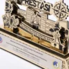 DETAIL-PL304 Plakat Logam Politeknik Pelayaran Sumbar
