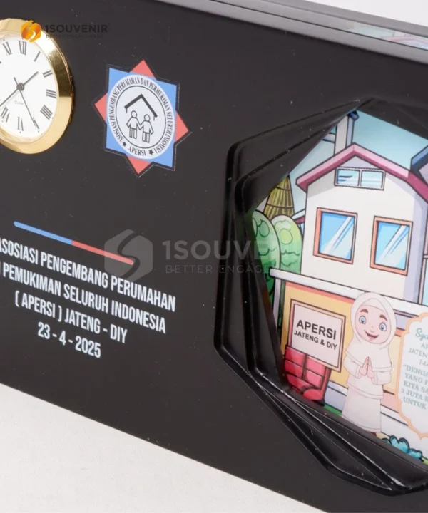 DETAIL-PAK297 Plakat Kayu Akrilik DPD Asosiasi Pengembang