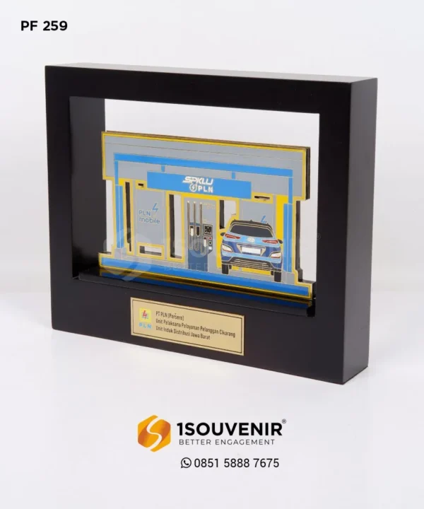 PF259 Plakat Frame SPKLU UP3 Cikarang