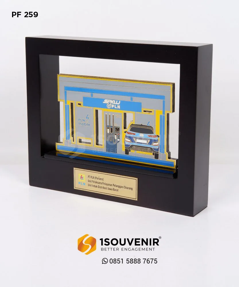 PF259 Plakat Frame SPKLU UP3 Cikarang