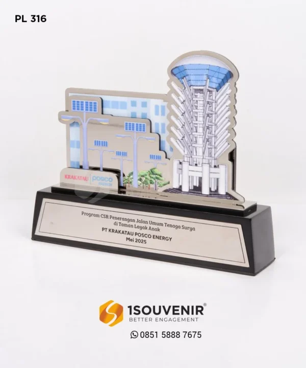 PL316 Plakat Logam Program CSR