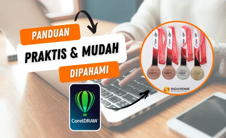 Contoh Desain Medali Menggunakan CorelDRAW