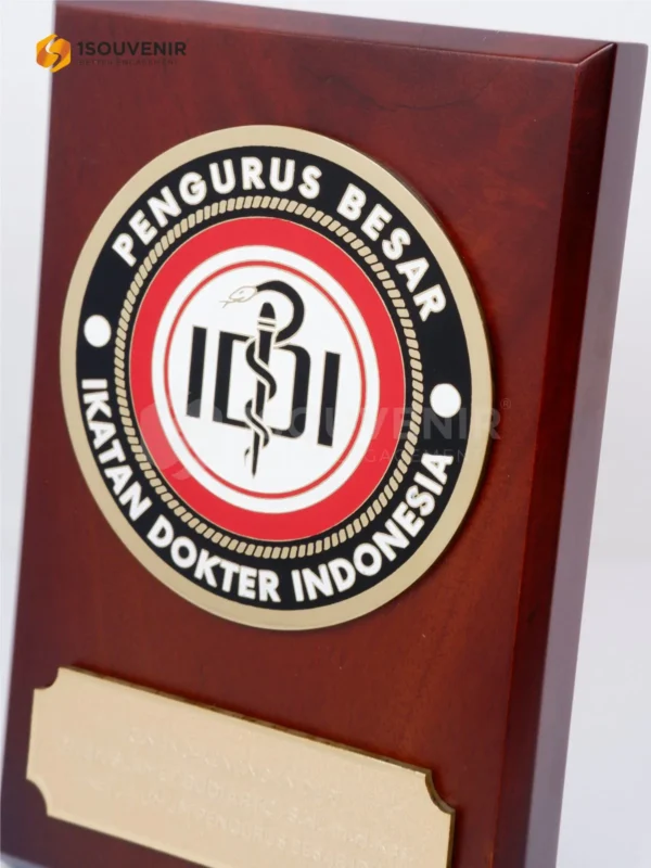 DETAIL-PK583 Plakat Kayu Pengurus Besar IDI