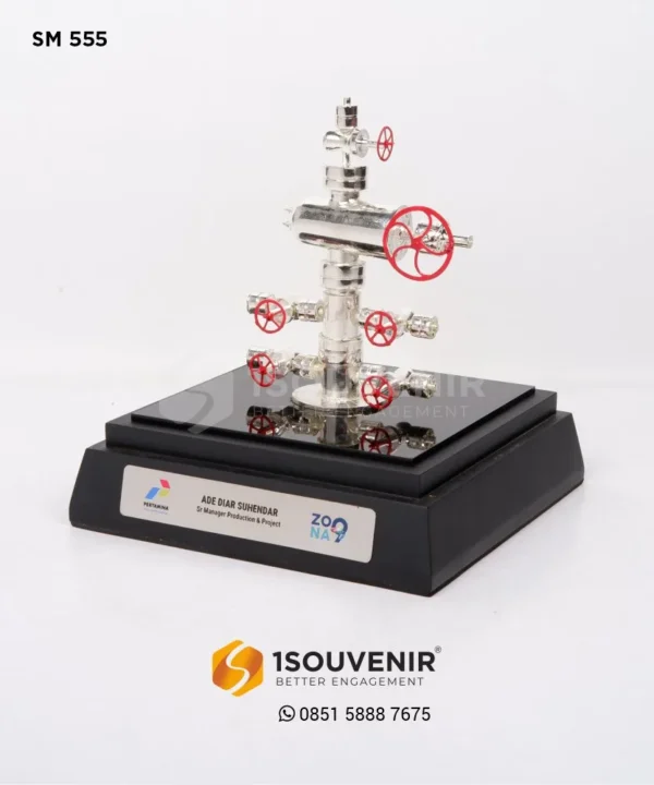 SM555 Miniatur Wellhead Pertamina Hulu Sanga