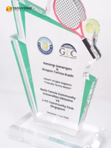DETAIL-PA701 Plakat Akrilik Friendly Tennis Match