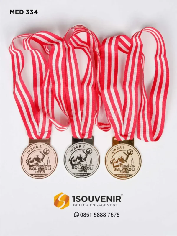 MED334 Medali Voli Bayan Cup