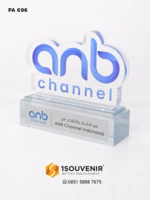 Plakat Akrilik Kenang-kenangan dari ANB Channel Indonesia
