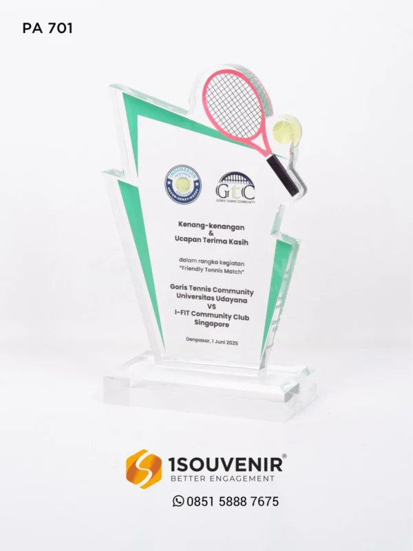 PA701 Plakat Akrilik Friendly Tennis Match