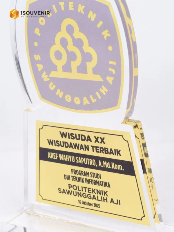 DETAIL-PA715 Plakat Akrilik Politeknik Sawunggalih Aji