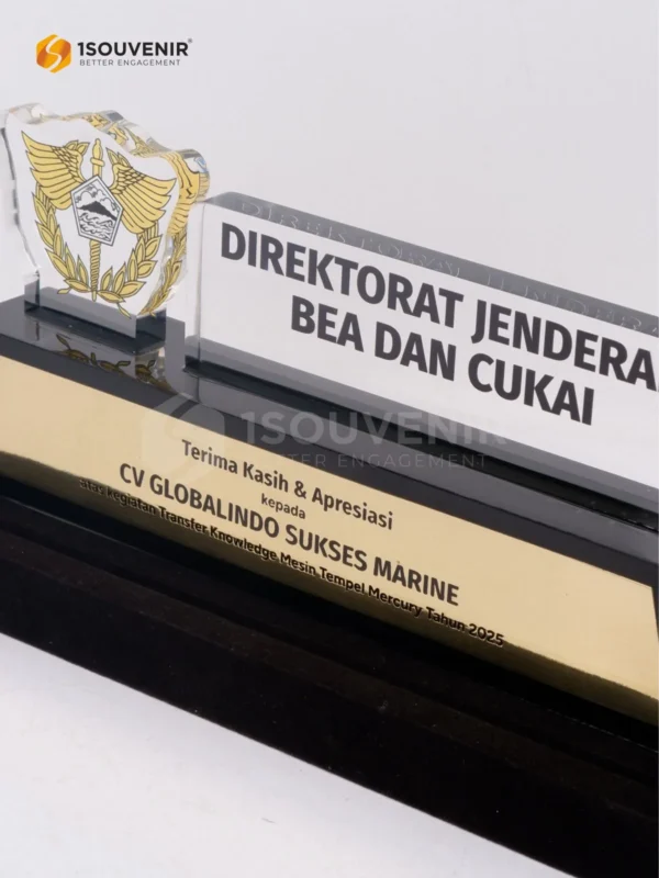 DETAIL-PA718 Plakat Akrilik Direktorat Jendral Bea