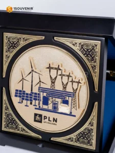 DETAIL-PK612 Plakat Kayu PLN UP3 Kaltara