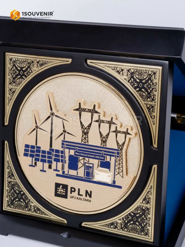 DETAIL-PK612 Plakat Kayu PLN UP3 Kaltara