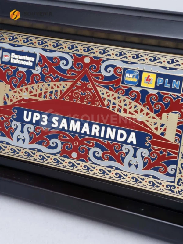 DETAIL-PK613 Plakat Kayu PLN UP3 Samarinda