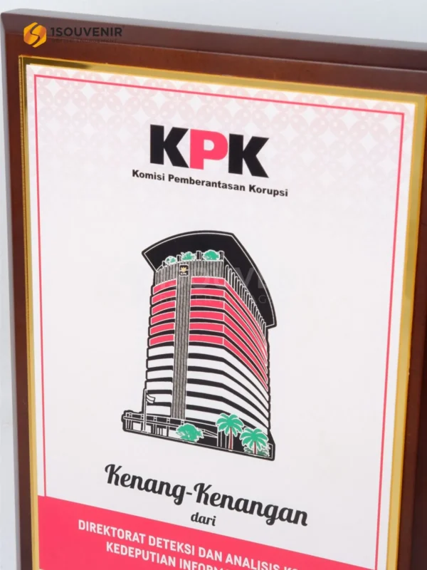 DETAIL-PK614 Plakat Kayu Direktorat Deteksi dan Analisisir® Indonesia