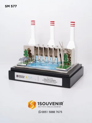 Miniatur Pembangkit Listrik Penghar...