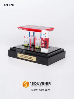 Miniatur SPBU Sales Area Karawang K...