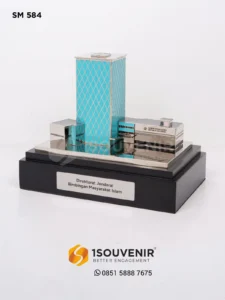 1Souvenir Indonesia SM584 Miniatur Gedung Kemenag RI