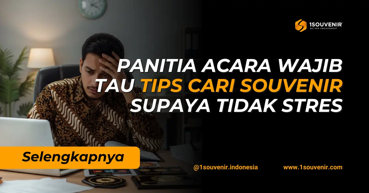 Kenapa Banyak Panitia Acara Stres Saat Cari Souvenir? Ini Solusi Praktisnya Tips Mencari Souvenir, Solusi untuk Panitia Acara yang akan mengadakan acara supaya tidak stres