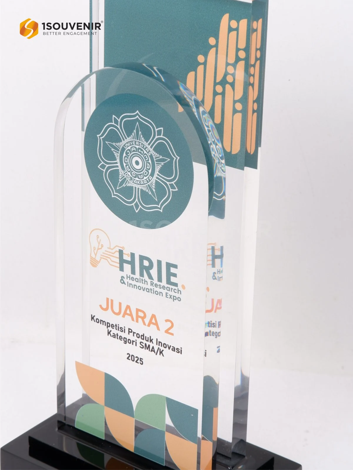 Plakat Akrilik Penghargaan Kompetisi Produk Inovasi Kategori SMA/K Health Research & Innovation Expo DETAIL-PA727 Plakat Akrilik Kompetisi Produk Inovasi