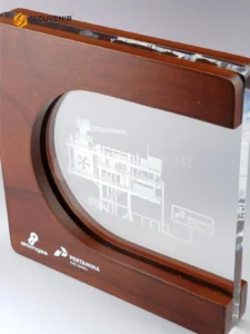 DETAIL-PAK326 Plakat Kayu Akrilik Rig Onshore SKK