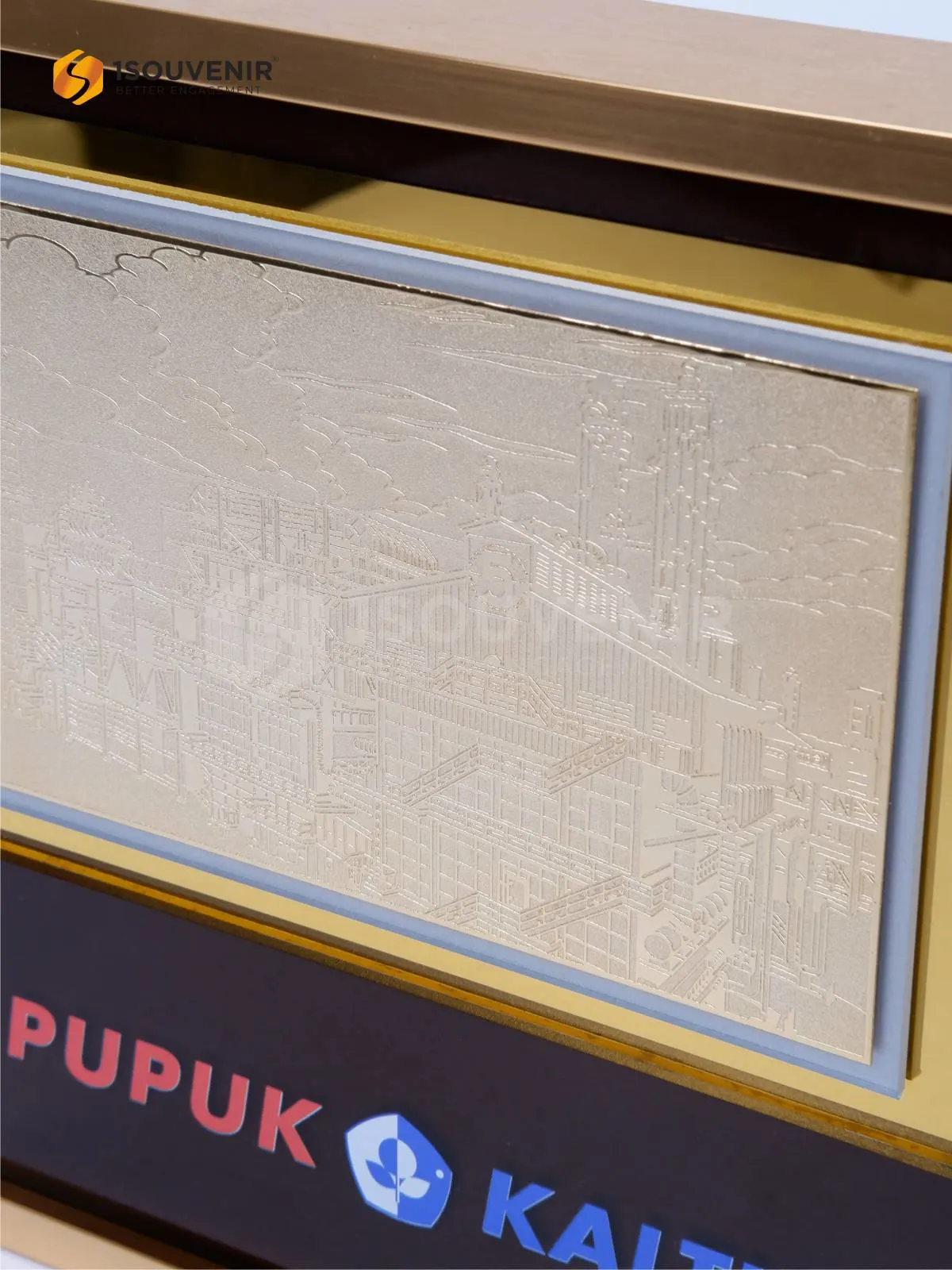 DETAIL-PF288 Plakat Frame Logam Gedung Pabrik