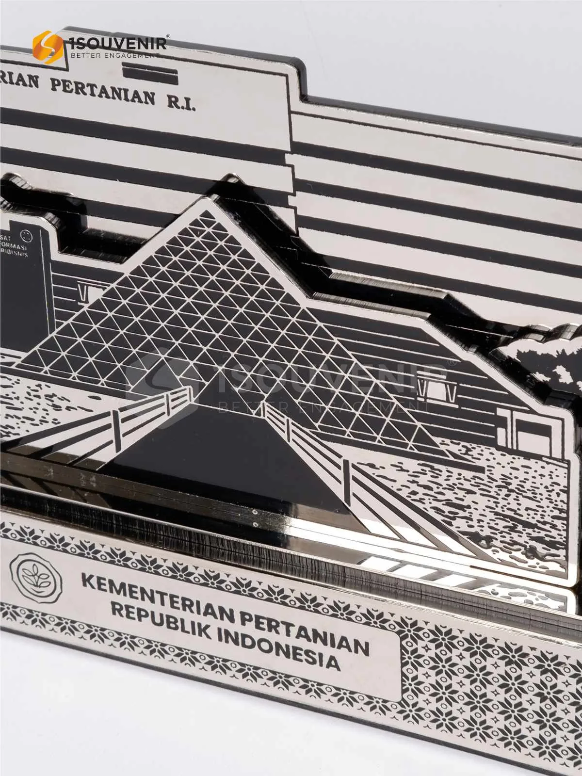 DETAIL-PL339 Plakat Logam Kementerian Pertanian