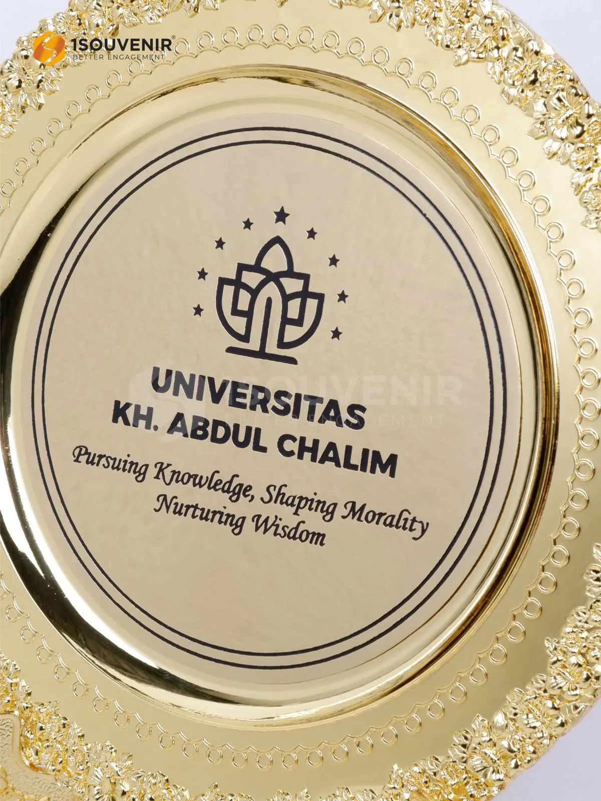 DETAIL-PL341 Plakat Logam Universitas KH. Abdul