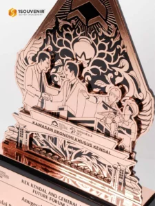 1Souvenir Indonesia DETAIL-PL345 Plakat Logam Anugerah Tata Tirta