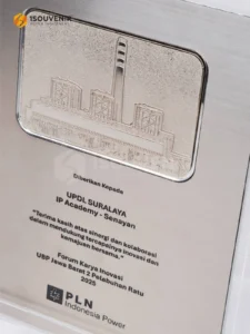 1Souvenir Indonesia DETAIL-PL346 Plakat Logam Forum Karya Inovasi