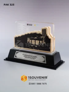 PAK323 Plakat Kayu Akrilik Supplier Up Brantas