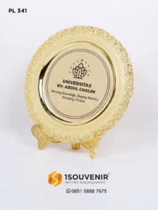 1Souvenir Indonesia PL341 Plakat Logam Universitas KH. Abdul
